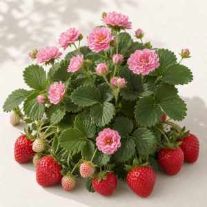 Cherry Blossom Strawberry Seeds - 10 Seeds - Nuptial Co. Seeds seeds - 10 seeds, Full sun - 10 seeds / Full sun
