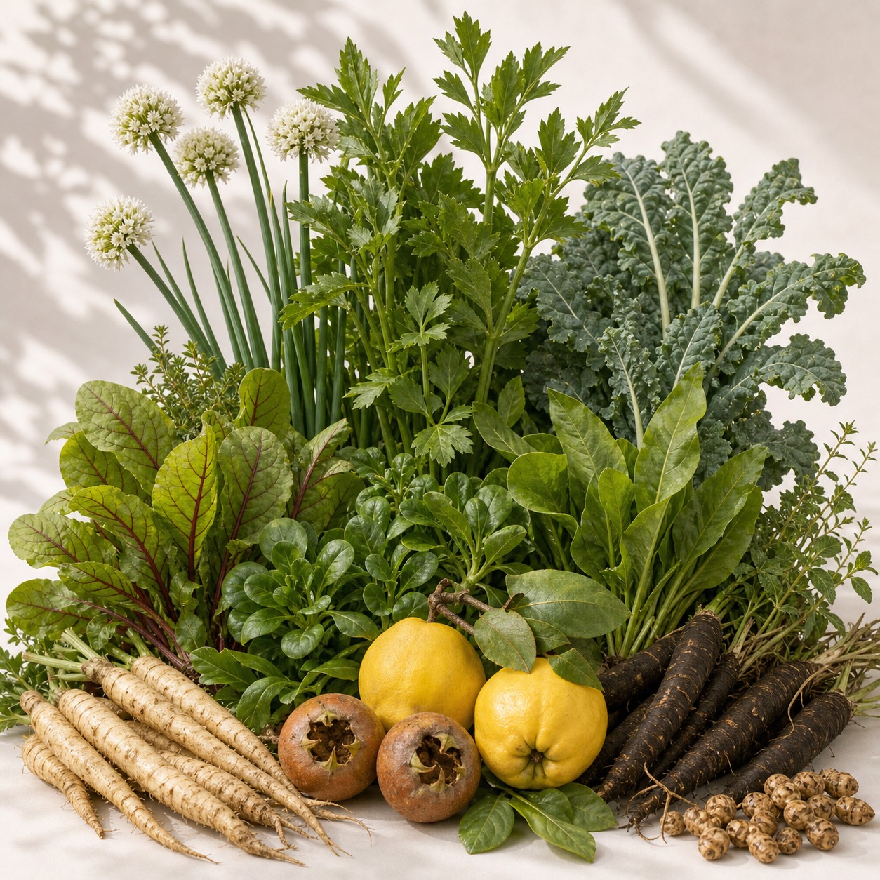 Medieval Food Forest Box Seeds - 12 variety collection