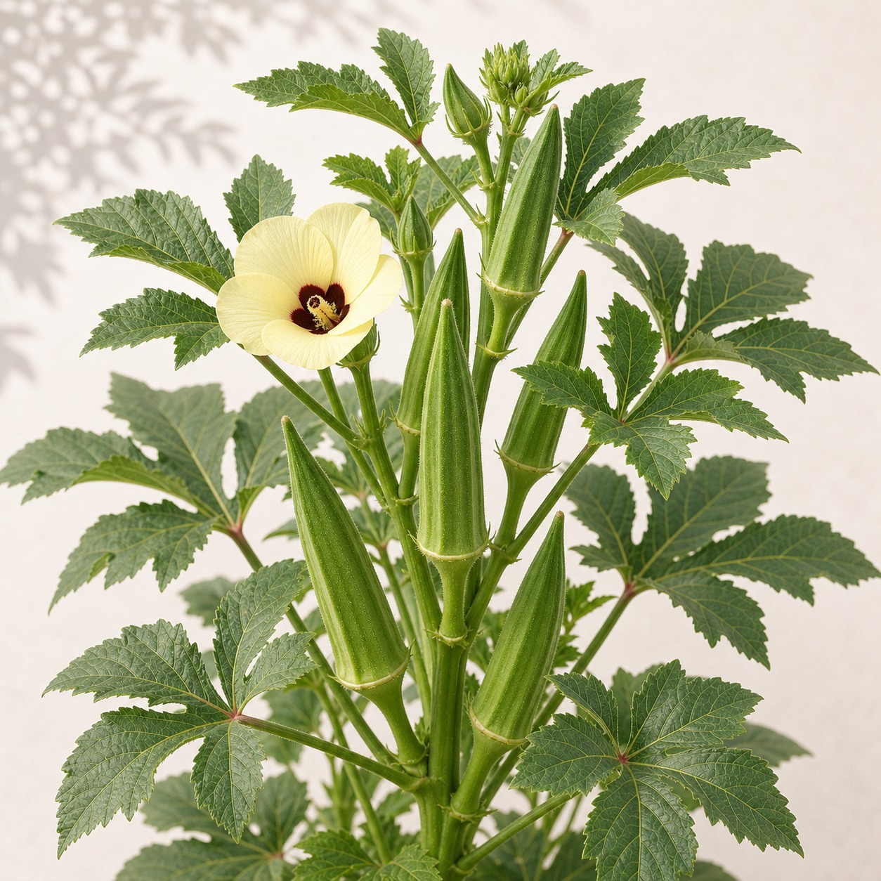 Clemson Spineless Okra Seeds - 50 seeds