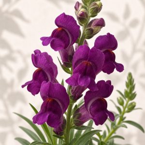 Speedy Sonnet Purple Snapdragon Seeds - 25 pelleted seeds - Nuptial Co. Seeds seeds - 25 pelleted seeds, Full sun to parti...