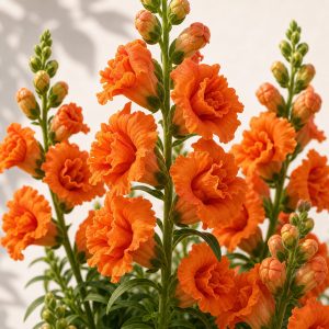Sweet Duet Deep Orange Snapdragon Seeds - 25 pelleted seeds - Nuptial Co. Seeds seeds - 25 pelleted seeds, Full sun to par...