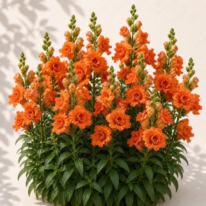 Sweet Duet Deep Orange Snapdragon Seeds - 25 pelleted seeds