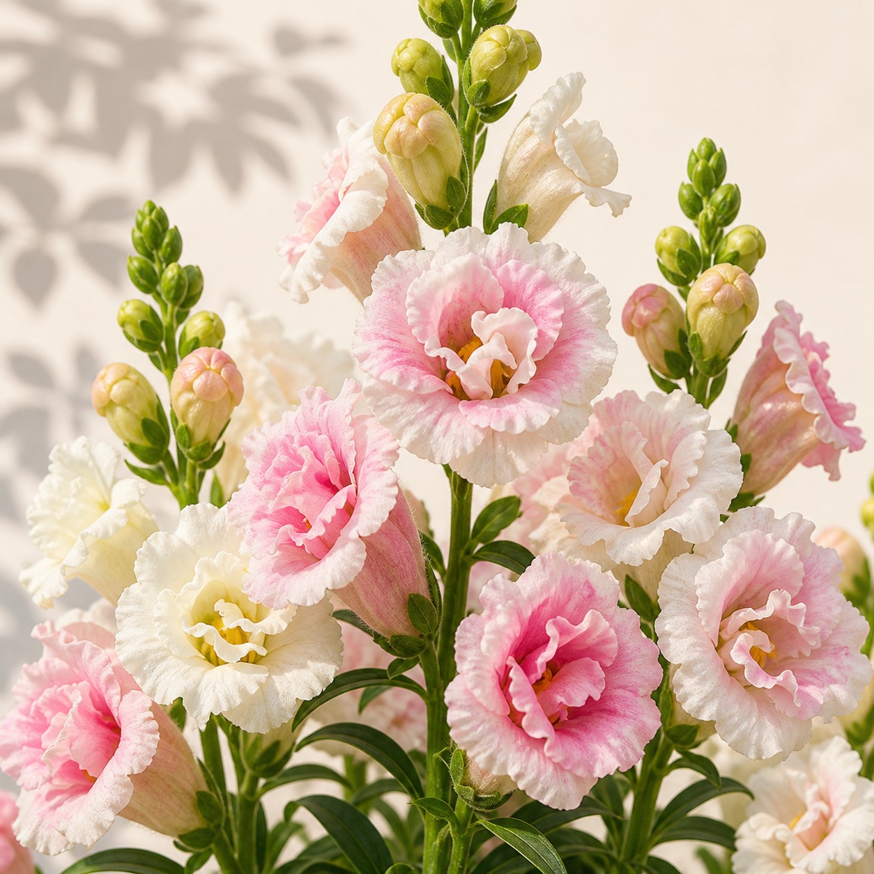 Sweet Duet Appleblossom Snapdragon Seeds - 25 pelleted seeds - Image 2