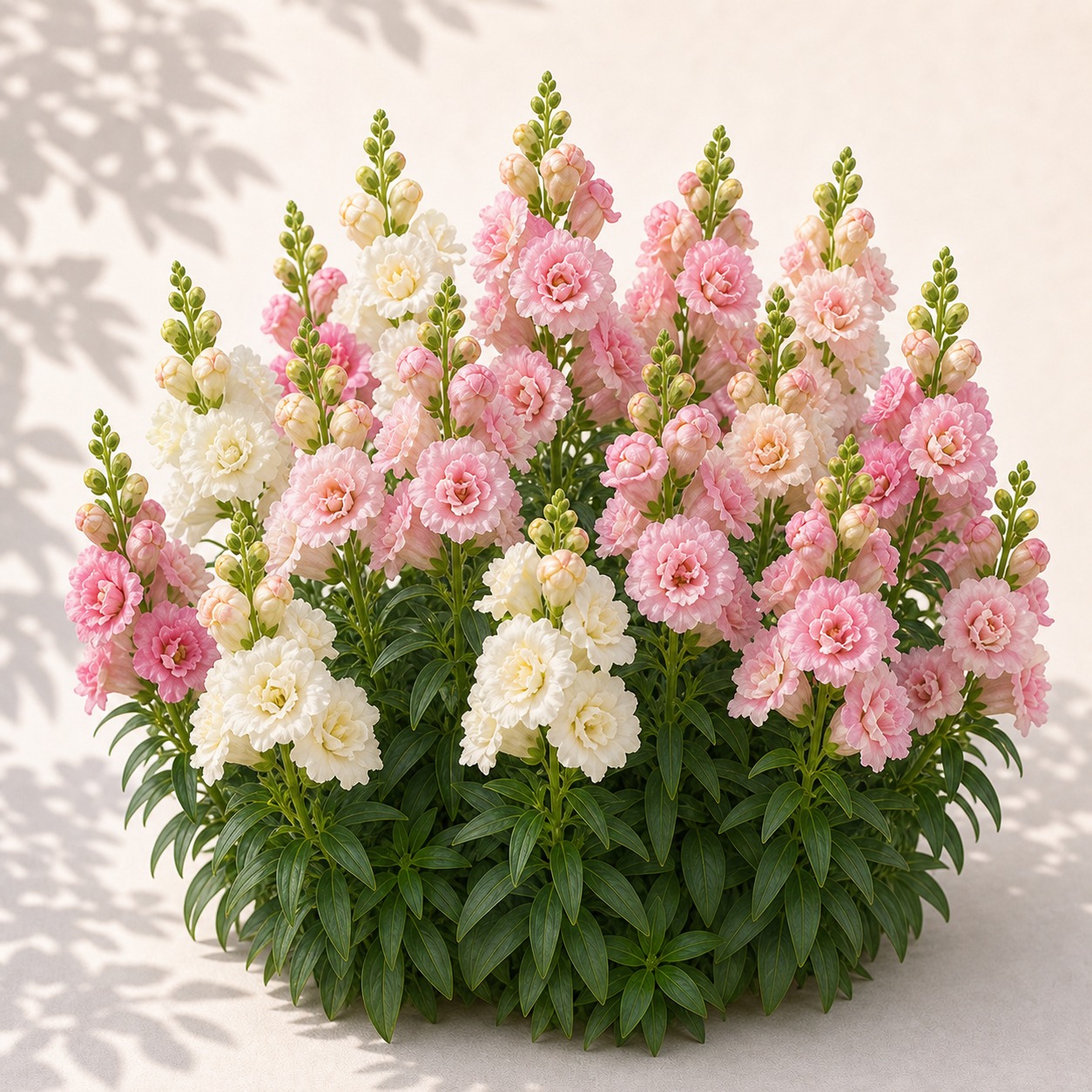 Sweet Duet Appleblossom Snapdragon Seeds - 25 pelleted seeds