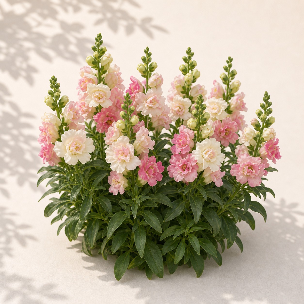 Twinny Appleblossom Snapdragon Seeds - 25 seeds