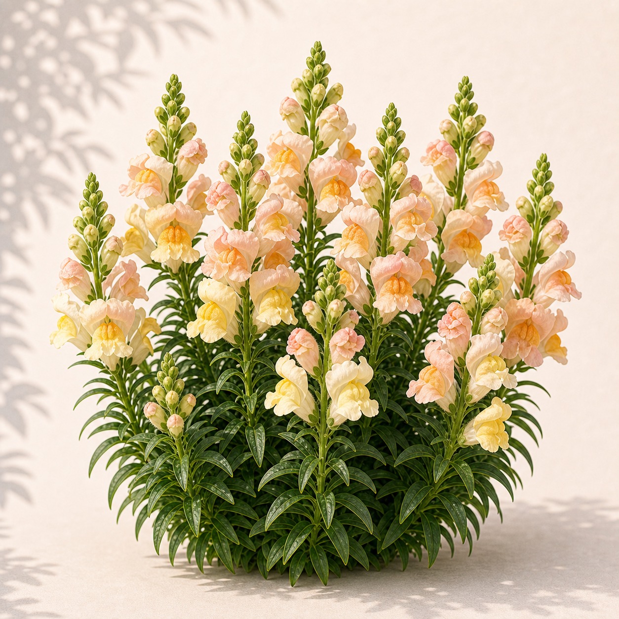 Candy Tops Champagne Snapdragon Seeds - 25 pelleted seeds
