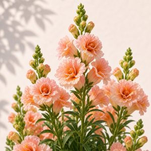 Twinny Peach Snapdragon Seeds - 25 seeds - Nuptial Co. Seeds seeds - 25 seeds, Full sun to partial shade - 25 seeds / Full...