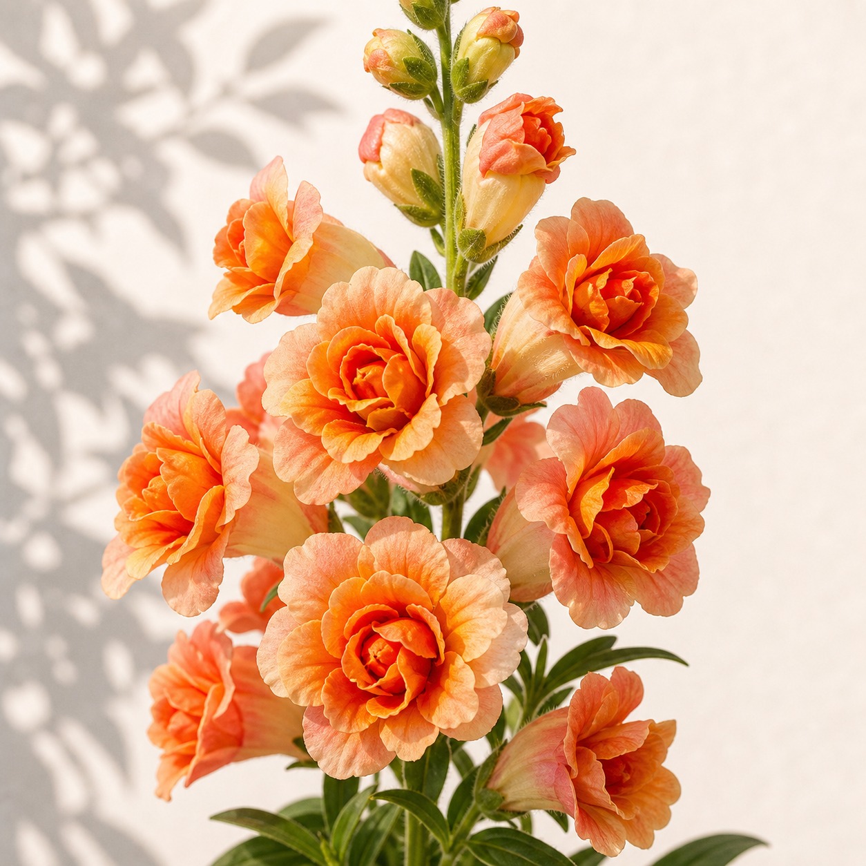 New! Doubleshot Bicolor Orange Snapdragon Seeds - 25 seeds - Image 2
