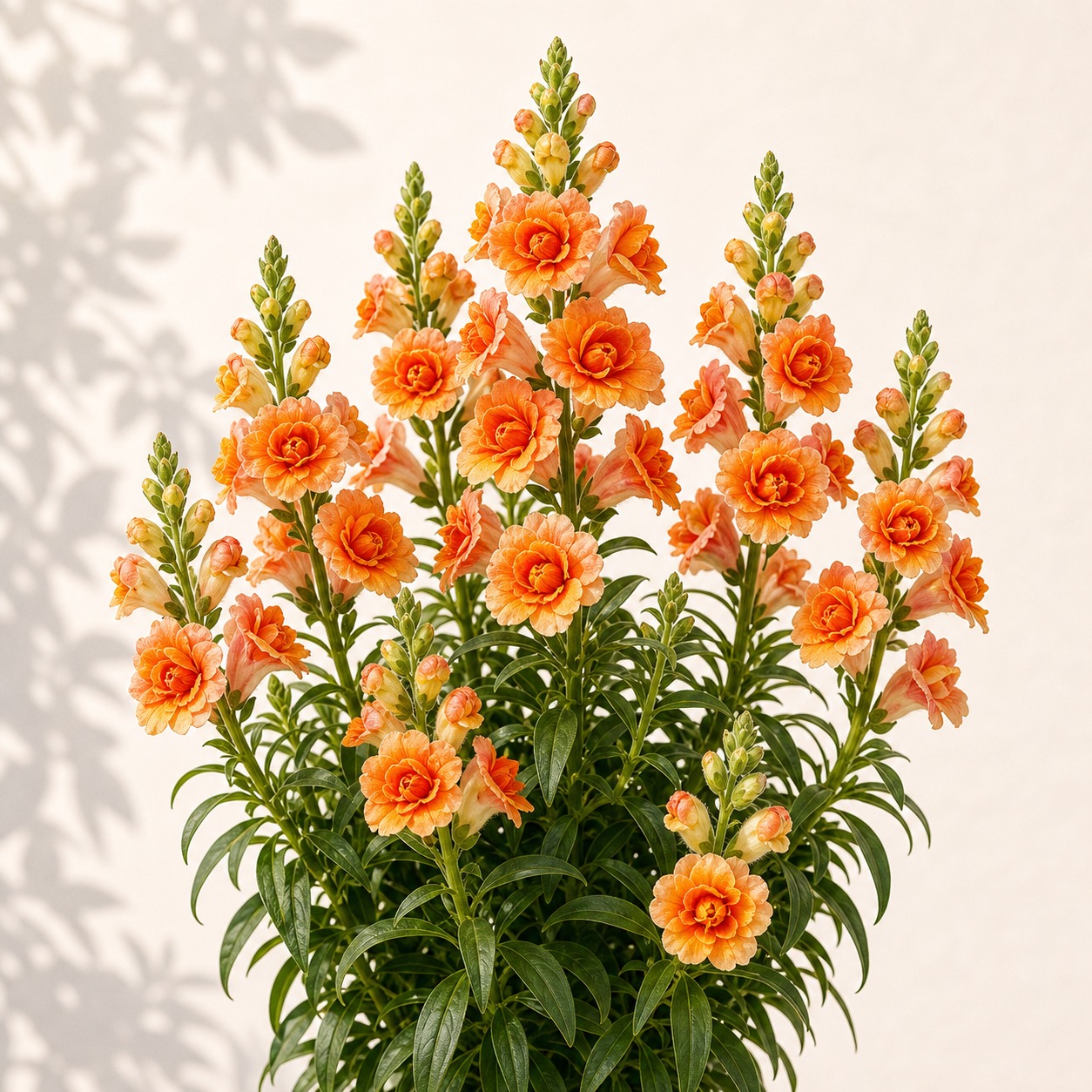New! Doubleshot Bicolor Orange Snapdragon Seeds - 25 seeds - Image 3