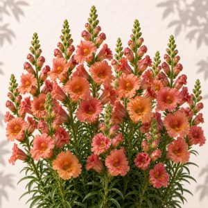 Madame Butterfly Bronze Snapdragon Seeds - 25 seeds