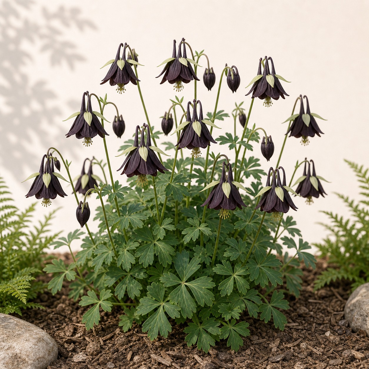 Black Chocolate Soldier Gothic Columbine Seeds - 10 seeds - Image 3