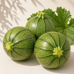 Organic Round Zucchini Seeds - 25 seeds - Nuptial Co. Seeds seeds - 25 USDA Certified Organic, Non-GMO seeds, Full sun - 2...