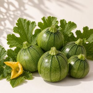 Organic Round Zucchini Seeds - 25 seeds - Nuptial Co. Seeds seeds - 25 USDA Certified Organic, Non-GMO seeds, Full sun - 2...