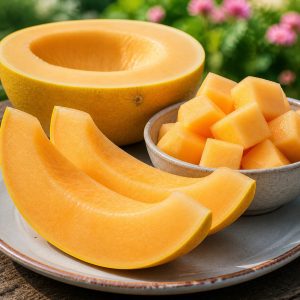 Crenshaw Golden Skin Cantaloupe Melon Seeds - 100 seeds - Nuptial Co. Seeds seeds - 100 seeds, Full sun - 100 seeds / Full...