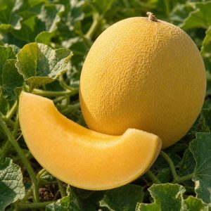 Crenshaw Golden Skin Cantaloupe Melon Seeds - 20 seeds
