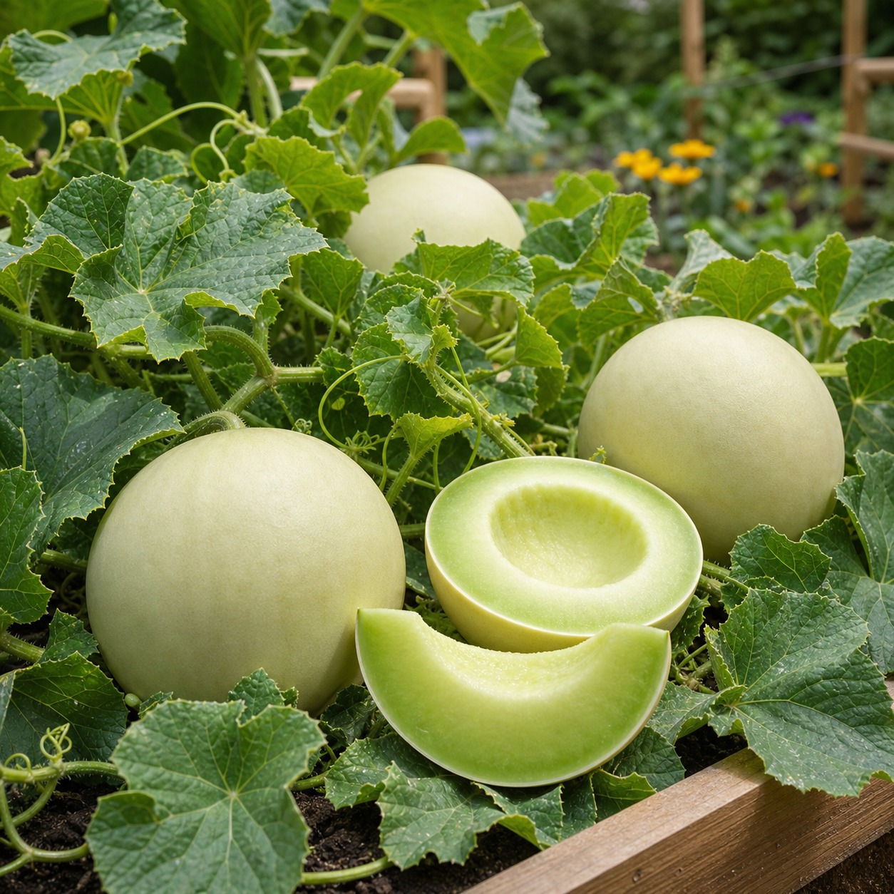Green Flesh Honeydew Melon Seeds - 100 seeds - Image 3