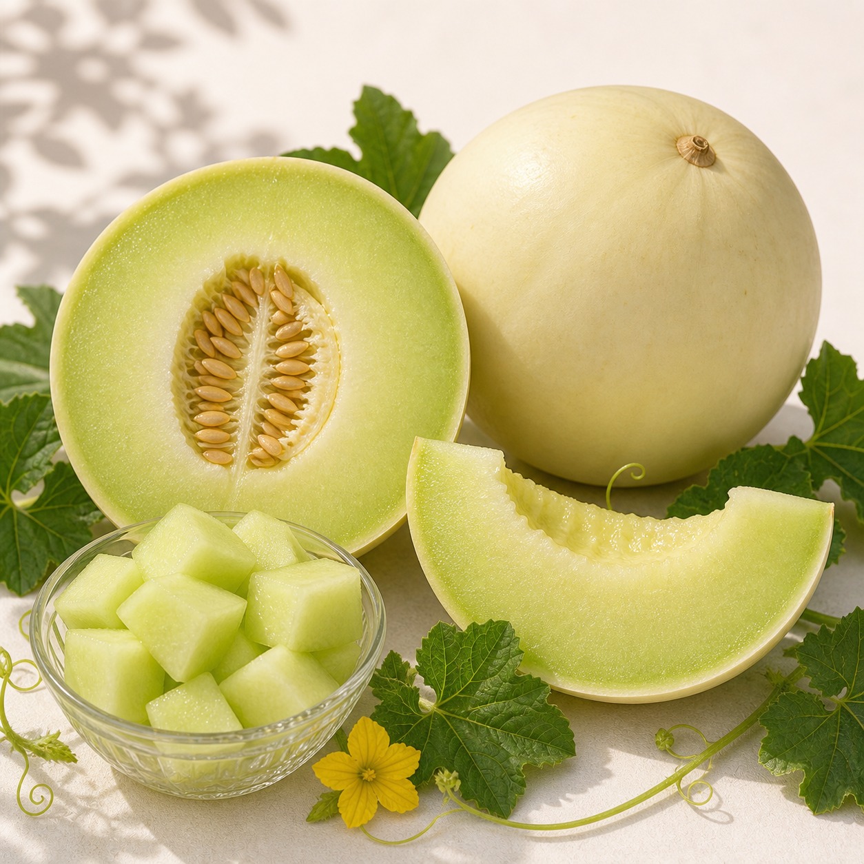 Green Flesh Honeydew Melon Seeds - 25 seeds