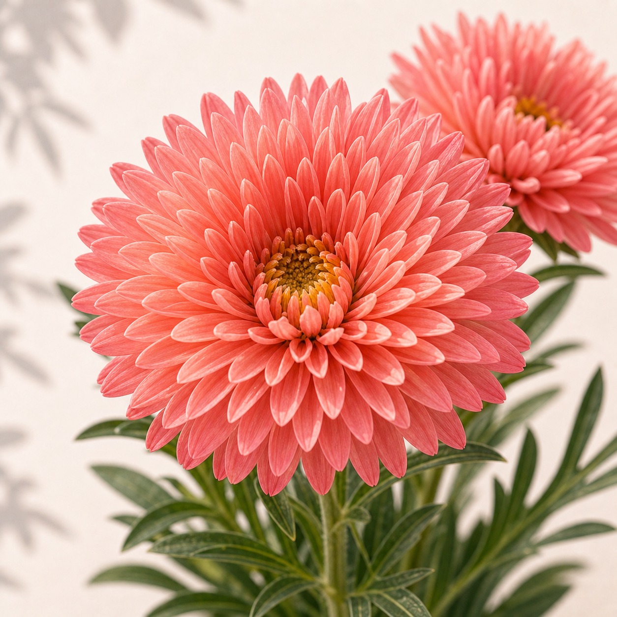 Benary's Princess Salmon Rose Aster Seeds - 25 seeds - Image 2