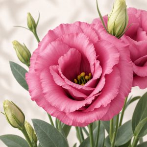 ABC Deep Rose Lisianthus Seeds - 20 pelleted seeds - Nuptial Co. Seeds seeds - 20 pelleted seeds, Full sun - 20 pelleted s...