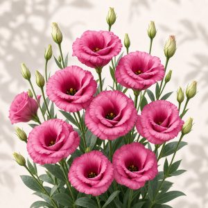 ABC Deep Rose Lisianthus Seeds - 20 pelleted seeds