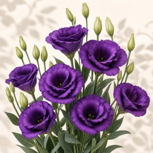 ABC Purple Lisianthus Seeds - 20 pelleted seeds