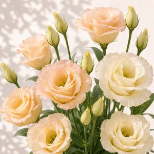 Champagne Croma II Lisianthus Seeds - 20 pelleted seeds - Nuptial Co. Seeds seeds - 20 pelleted seeds, Full sun to light s...