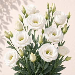 White Croma II Lisianthus Seeds - 20 pelleted seeds