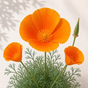 California Poppy Seeds - 200 seeds - Nuptial Co. Seeds seeds - Approx. 200 seeds, Full sun - Approx. 200 seeds / Full sun