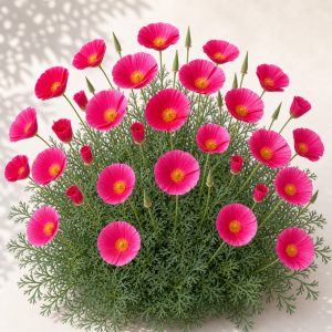 Carmine King California Poppy Seeds - 200 seeds