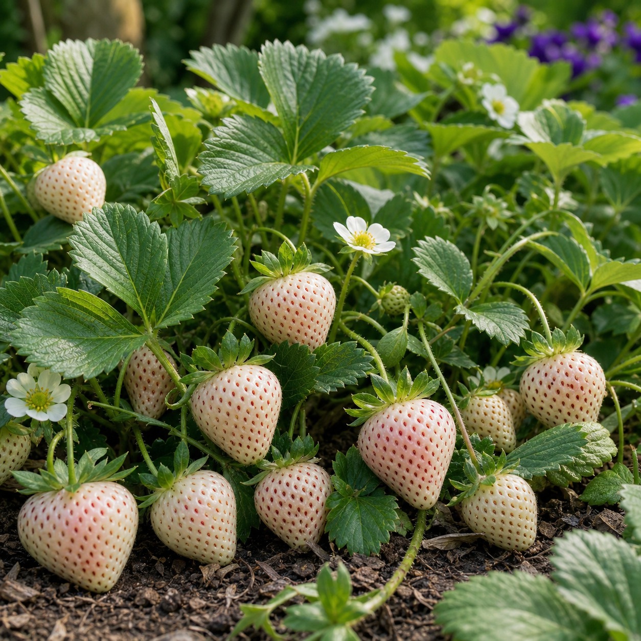 White Soul Strawberry Seeds - 100 seeds - Image 3