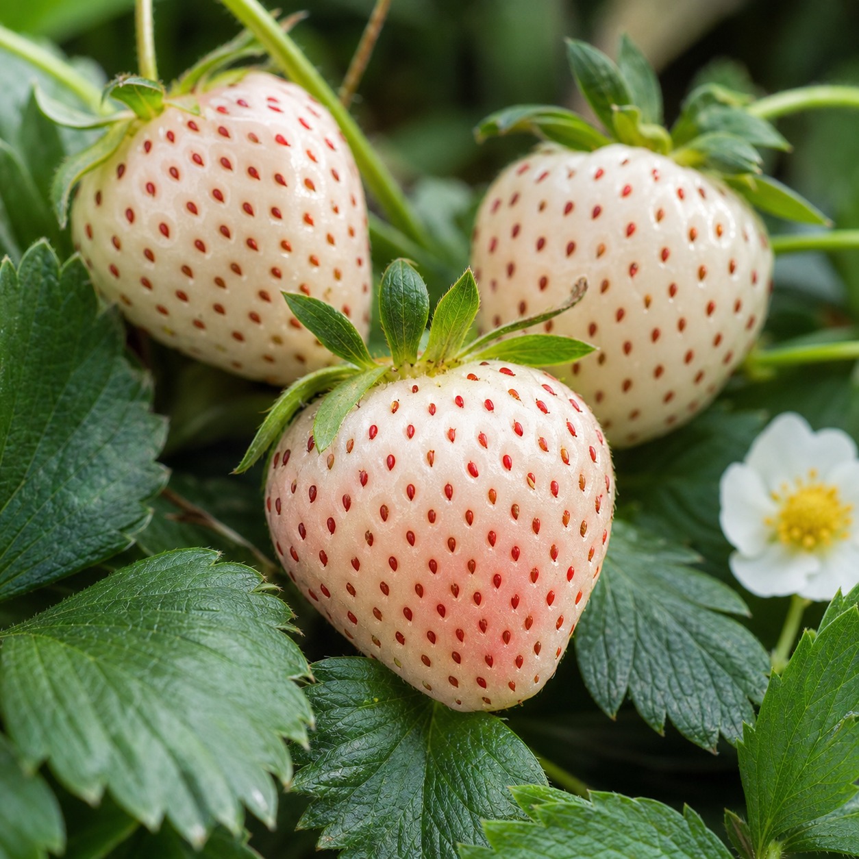 White Soul Strawberry Seeds - 100 seeds