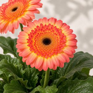 Double Sunrise Joybera Gerbera Daisy Seeds - 5 coated seeds - Nuptial Co. Seeds seeds - 5 coated seeds, Full sun outdoors;...