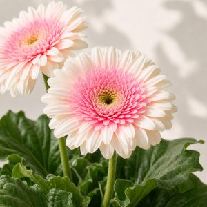 Double Milkshake Joybera Gerbera Daisy Seeds - 5 coated seeds - Nuptial Co. Seeds seeds - 5 coated seeds, Full sun outdoor...