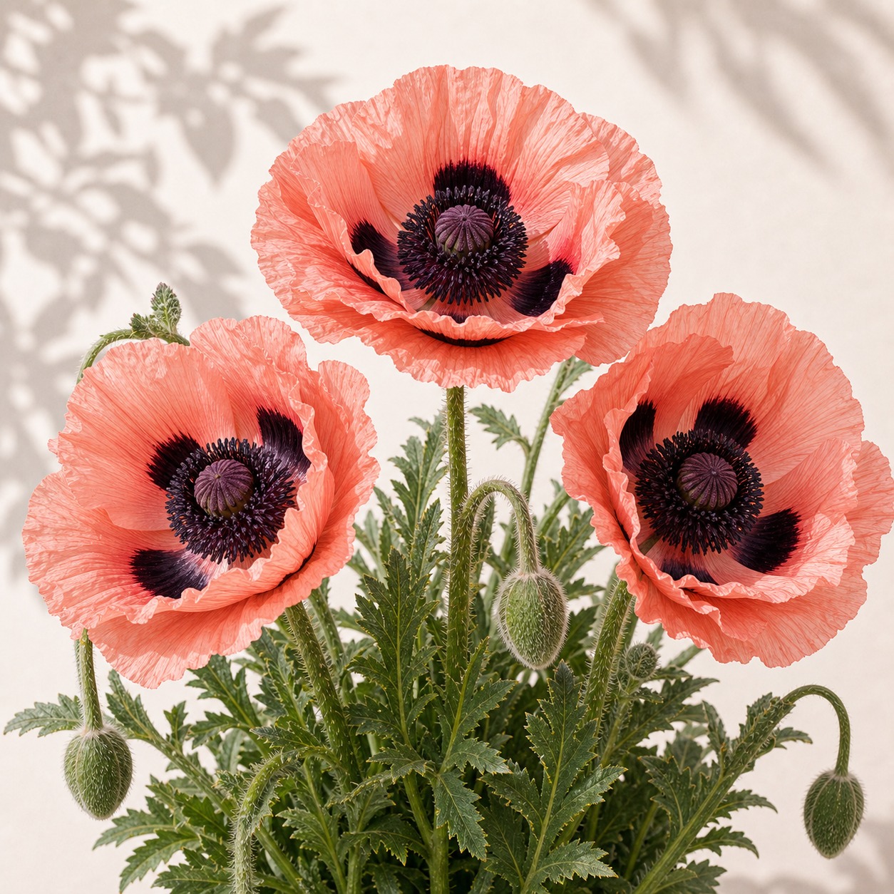 Coral Reef Oriental Poppy Seeds - 50 seeds