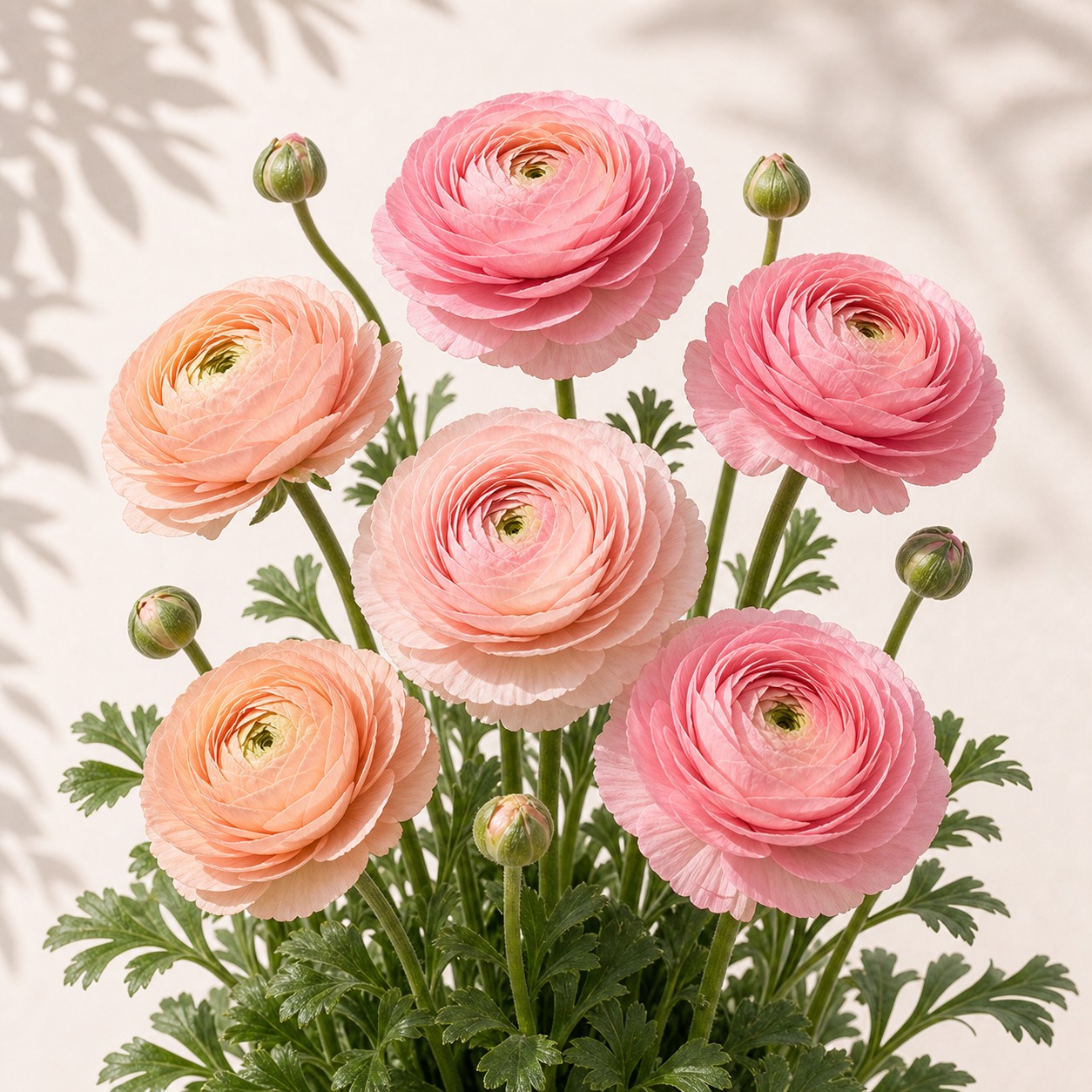 Magic Pink Peach Ranunculus Seeds - 20 seeds