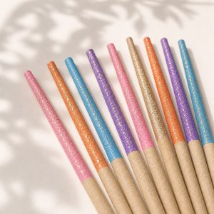 Hand-Rolled Incense Sticks with Painted Tips - 10 pack - Nuptial Co. Seeds seeds