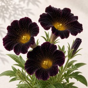 Black Trumpets Salpiglossis Seeds - 25 seeds - Nuptial Co. Seeds seeds - 25 seeds, Full sun - 25 seeds / Full sun