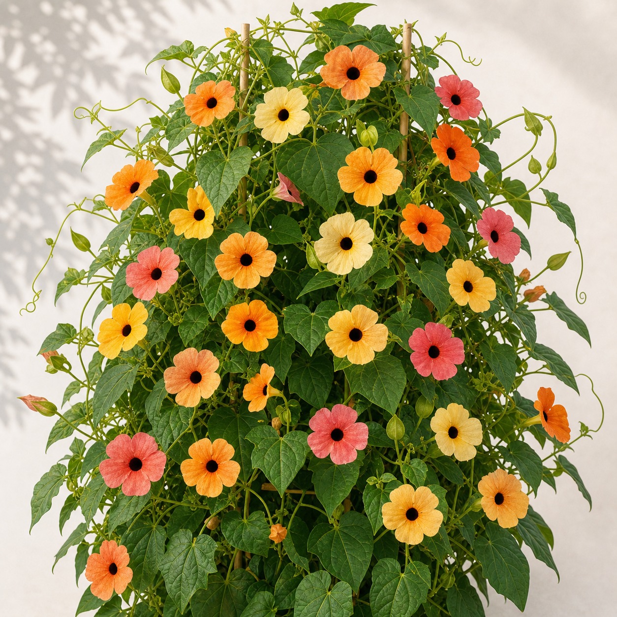 African Sunset Black Eyed Susan Vine Seeds - 10 seeds