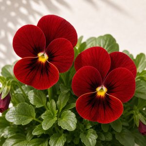 Penny Pro Red Viola Seeds - 25 seeds - Nuptial Co. Seeds seeds - 25 seeds, Full sun to partial shade - 25 seeds / Full sun...