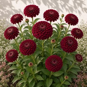 Benary's Giant Wine Zinnia Seeds - 25 seeds
