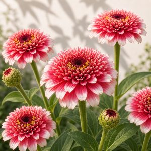 Zinderella Fizz Zinnia Seeds - 10 seeds - Nuptial Co. Seeds seeds - 10 seeds, Full sun - 10 seeds / Full sun