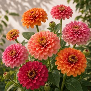 Aurora Zinnia Seeds - 25 seeds - Nuptial Co. Seeds seeds - 25 seeds, Full sun - 25 seeds / Full sun