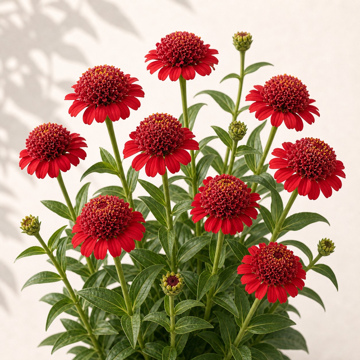 Zinderella Red Zinnia Seeds - 10 seeds