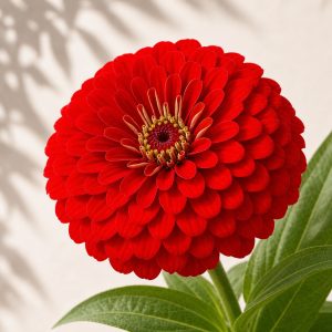 Benarys Giant Scarlet Zinnia Seeds - 25 seeds - Nuptial Co. Seeds seeds - 25 Non-GMO seeds, Full sun - 25 Non-GMO seeds /...