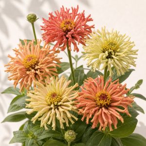 Agave Cactus Zinnia Seeds - 25 seeds - Nuptial Co. Seeds seeds - 25 seeds, Full sun - 25 seeds / Full sun