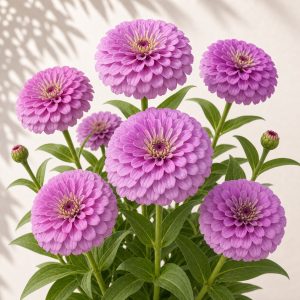 Benarys Giant Lilac Zinnia Seeds - 25 seeds