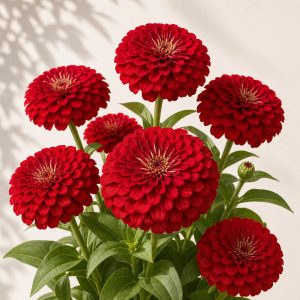 Benarys Giant Deep Red Zinnia Seeds - 25 seeds