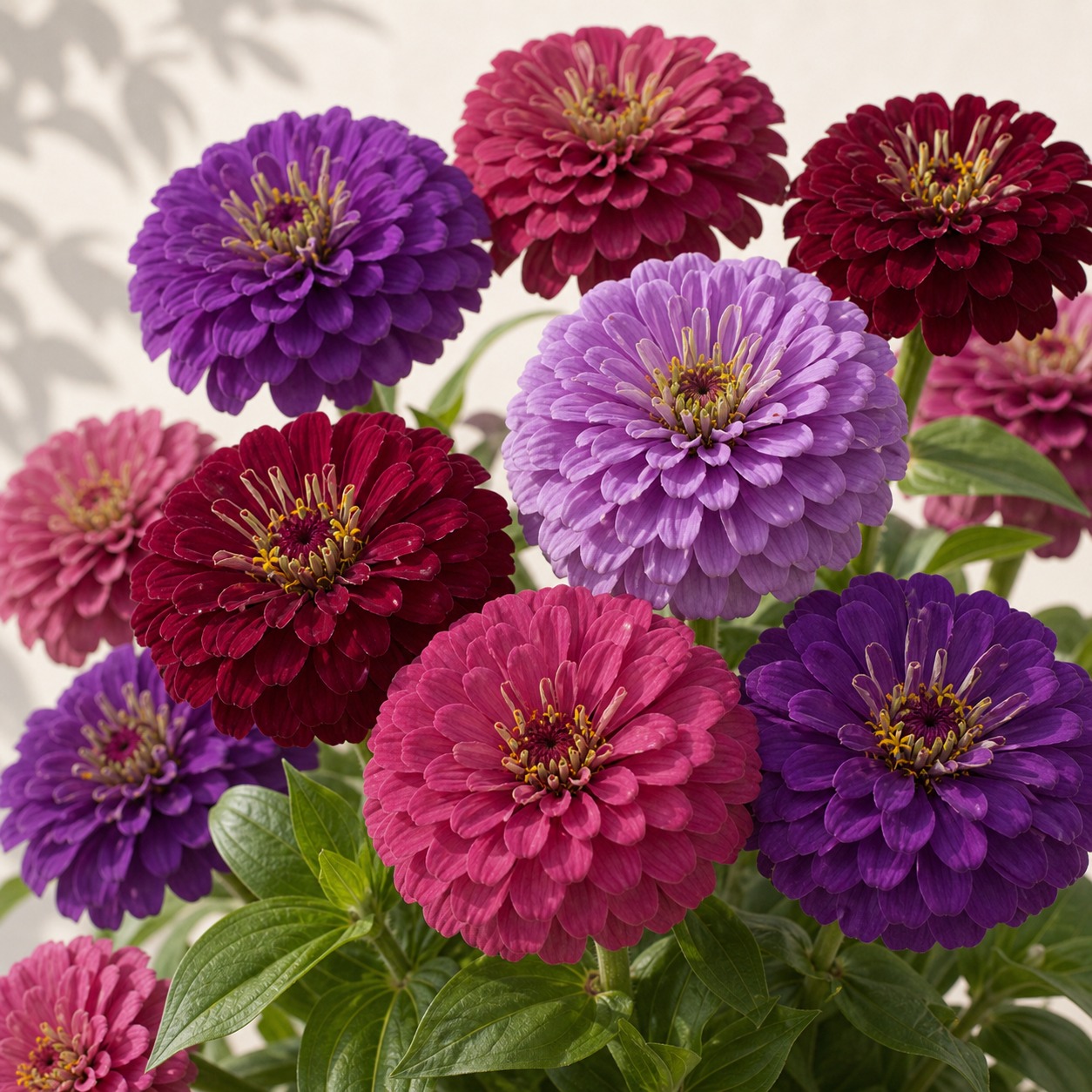 Blackberry Wine Zinnia Seeds - 100 seeds - Image 2