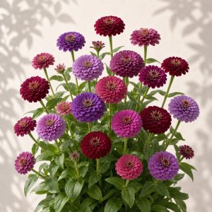 Blackberry Wine Zinnia Seeds - 100 seeds